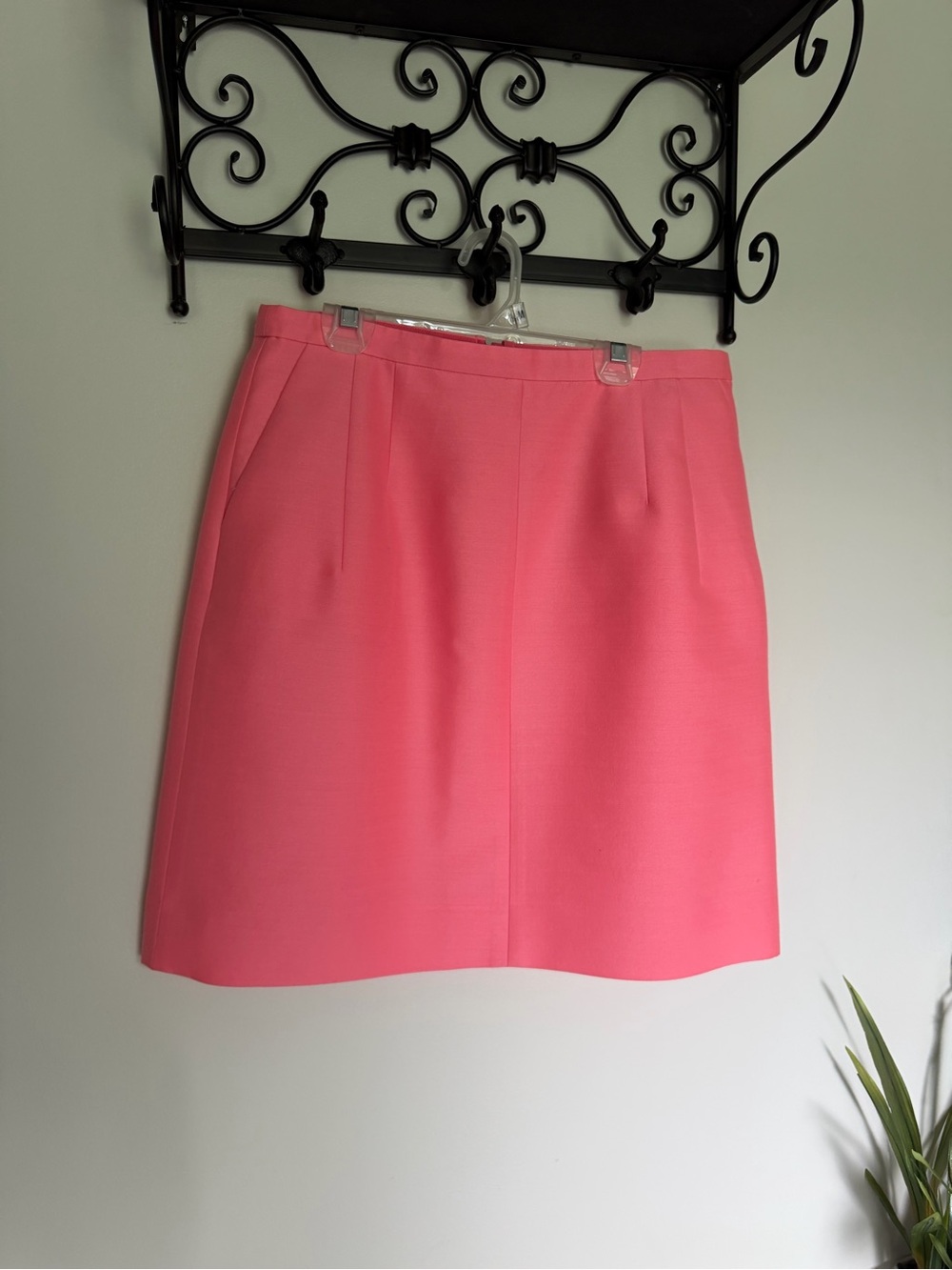 J. Crew Coral Salmom pink Mini Skirt NWOT